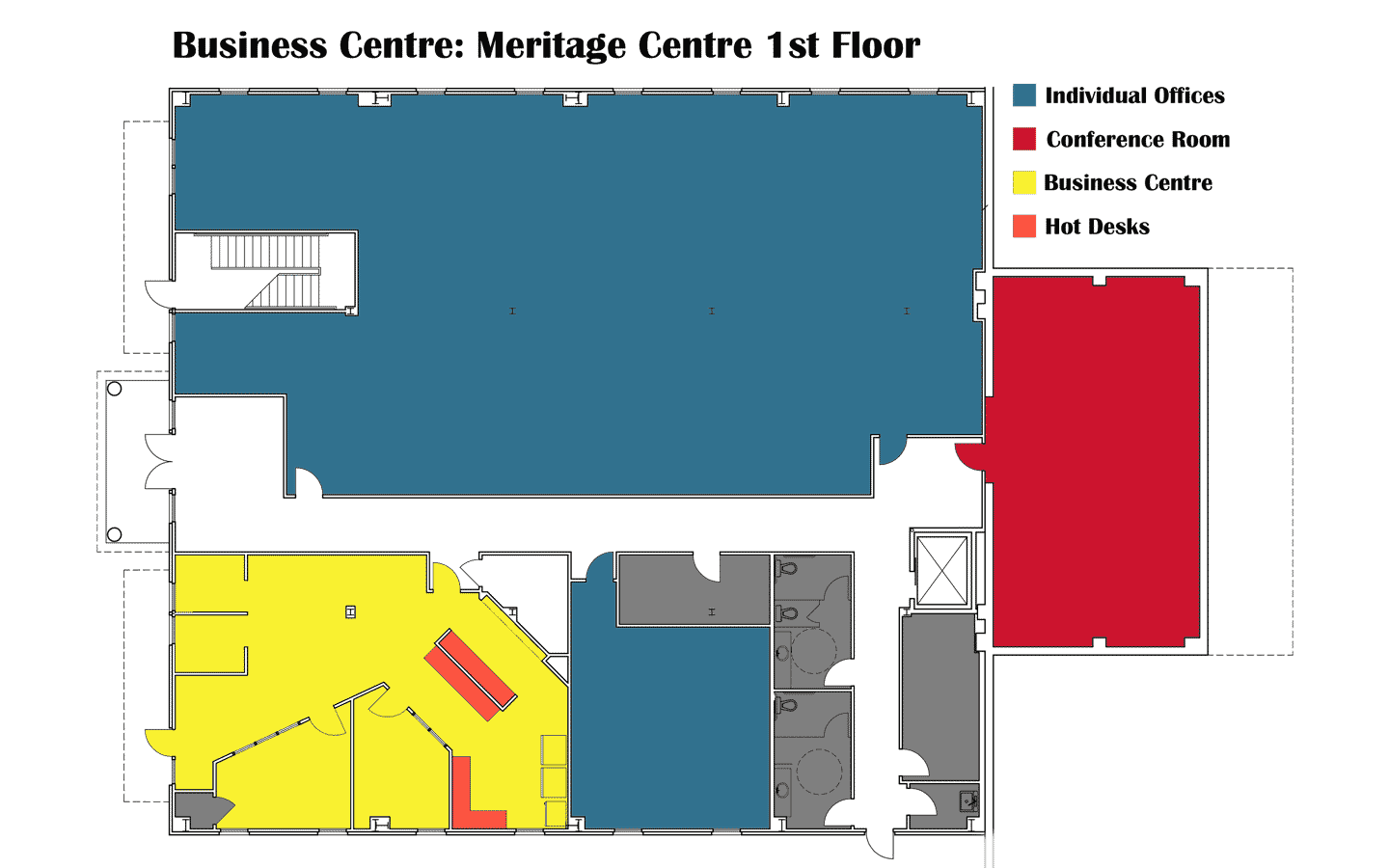 Layout of the first floor